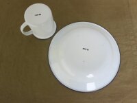 Wehrmacht Emenual plates + mug mtd 44 WWII