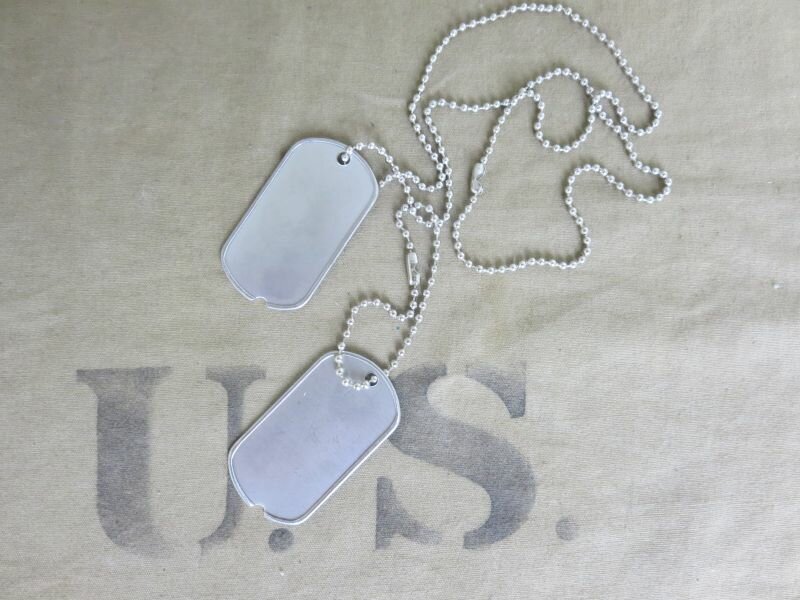 Us army id tags cheap