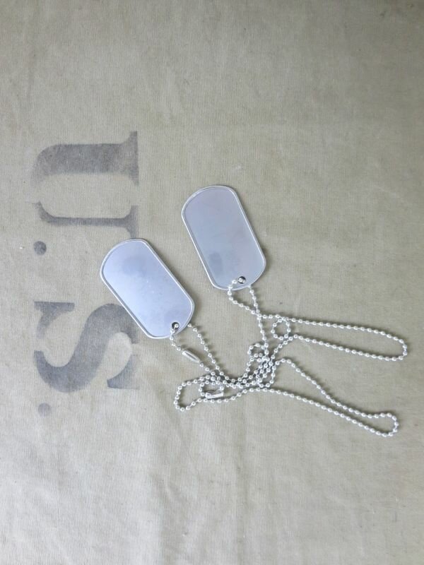 US Army ID Dog Tags Erkennungsmarke Chain Vietnam Ferromil Shop