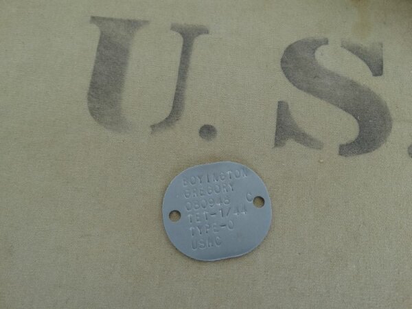 USMC Dog Tag ID Disks Your Name ! Erkennungsmarke