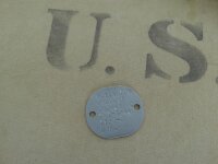 USMC Dog Tag ID Disks Your Name ! Erkennungsmarke