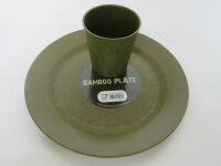 Bamboo Plate + Cup Camping Dishes