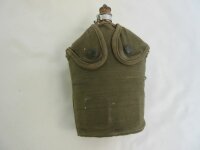 French Army Legion Indochina Water Bottle + Cover Canteen...