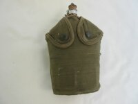 French Army Legion Indochina Water Bottle + Cover Canteen Algeri