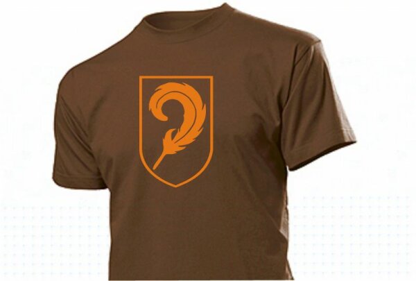 Spielhahnfeder Mountain Trooper Infanterie Division Shirt