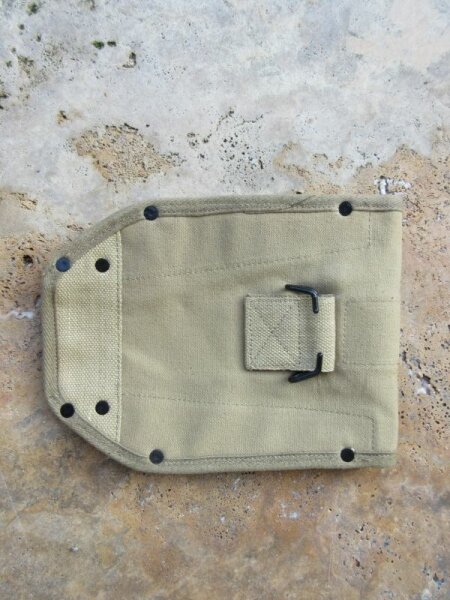 US Army M43 1 Modell Shovel Cover Entrenching Tool Spatentasche Tragegestell WK 