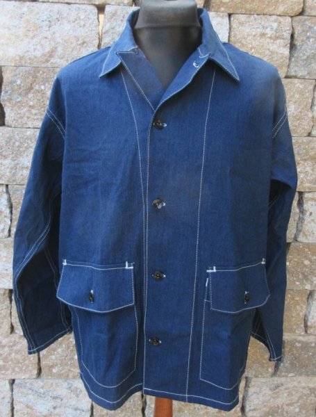 Denim Worker Jacket M-1940 Lutece MFG US Army USN USMC