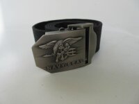 US Belt Navy Seals Eagle Insignia 38mm Buckle