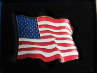 Buckle Gürtelschnalle USA Flagge 48 Stars Flag