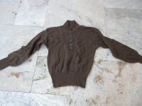 US Army Vintage Mechanics Highneck Sweater OD Oliv M43