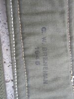 US Army Suspender Y-Riemen Schulter Polster 1945 USMC
