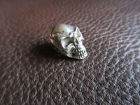 Schädel Skull Totenkopf Memento Mori Sterling Armband Perle Rockabilly