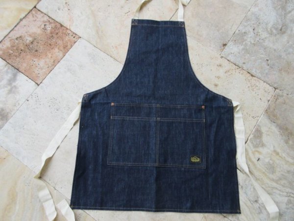 Denim 14Oz BBQ Apron Grillsch&uuml;rze Barber Sch&uuml;rze Friseur Tattoo Lutece MFG Co