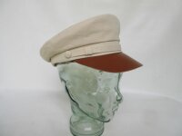 Canvas Fiddler Natural Leather Visor Hat Brando Gasoliner...