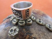 Lutece Mfg Co 1917 Ring 925 Sterling Massiv Rockabilly...