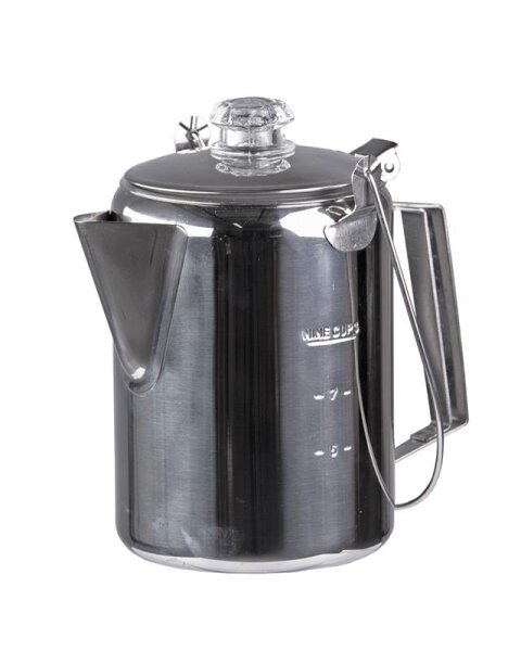 Outdoor Stainless Steel Percolator Camping Coffee Maker Can
