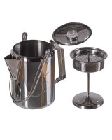 Outdoor Stainless Steel Percolator Camping Coffee Maker Can