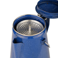 Outdoor Emaille Kaffeekocher Percolator Kaffeekanne Camping Army Coffee Maker 2L