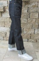 Women Quartermaster Denim Jeans 30er Jahre Style Rockabilly -36