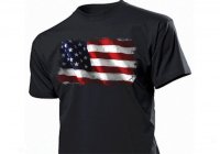 T-Shirt US Flagge Distressed USA Stars Banner Vintage...