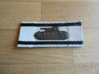 Wehrmacht Tank Destroying Sleeve Badge in Silver
