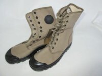 French Army Commando Boots Canvas 9-Loch oliv Indochina...