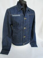 Denim Worker Trucker Jacket Mens Rockabilly 30s 40s Jahre...