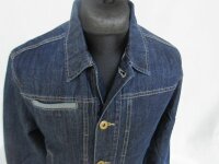 Denim Worker Trucker Jacket Mens Rockabilly 30s 40s Jahre Jeansjacket