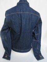 Denim Worker Trucker Jacket Mens Rockabilly 30s 40s Jahre Jeansjacket