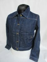 Denim Worker Trucker Jacket Womens Rockabilly 30s 40s...