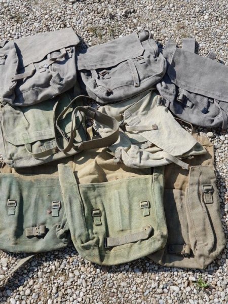 Britische Kampftasche Pack M37 Umhängetasche Vintage Tasche Retro Small