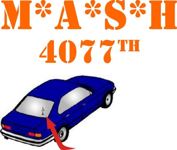 MASH M*A*S*H 4077th M.A.S.H. US Army Medical Corps Sticker