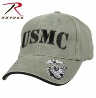 Army USMC Globe Anchor Insignia Baseball Cap Low Profile