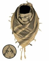 Halstuch Shemagh 110x110cm Rifles AK47 Gewehr Scarf Schal Plo Kopftuch Army