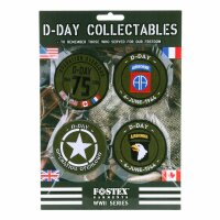 Set Patch US Army D-Day Allied Star 75th Anniversary...