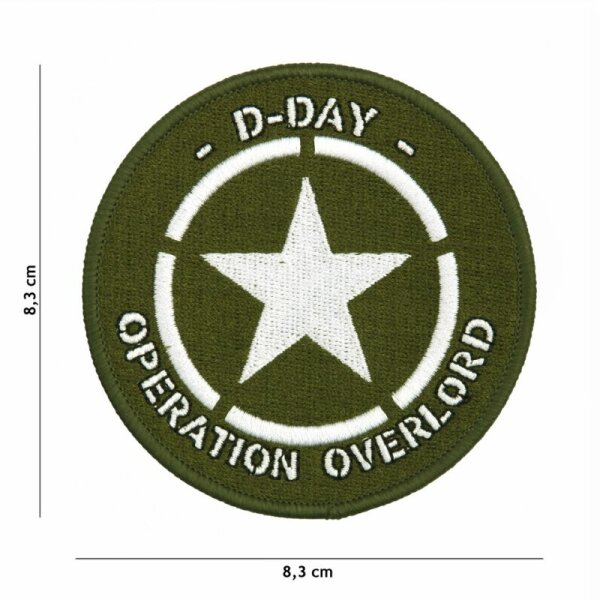 Patch US Army D-Day Allied Star Paratrooper 75th Anniversary Operation Overlord