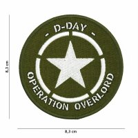 Patch US Army D-Day Allied Star Paratrooper 75th...