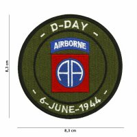 Patch US Army D-Day 82nd Airborne Paratrooper 75...