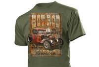 T-Shirt Hot Rod Garage in Rust we Trust Salvage Yard...