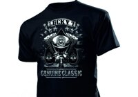 T-Shirt Lucky Seven Black Darkness Rockabilly Vintage...