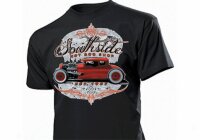T-Shirt Southside Hot Rod Shop Rockabilly Vintage Biker US Car V8 Oldtimer Ratty