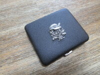 Zigaretten Etui Stahlhelm Schwert Eichenlaub Crackle