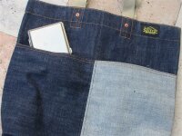 Vintage Canvas Denim Bag Umhängetasche Schultertasche Lutece Mfg Co