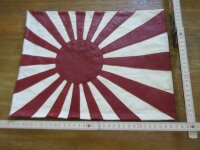 Japan Flag Rising Sun Leather Blood Chit Patch Flagge Lederjacke