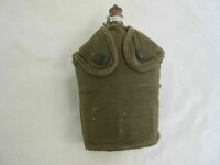 French Army Legion Indochina Water Bottle + Cover Canteen...