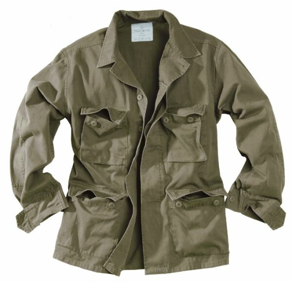 US BDU Fieldjacket "light Jacket" oliv Size S-XXL XL Oliv/Khaki
