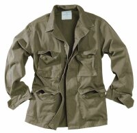 US BDU Fieldjacket "light Jacket" oliv Size...