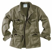 US BDU Feldjacke &quot;light Jacket&quot; oliv Gr S-XXL...