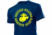 United States Marine Corps T-Shirt Insignia US Army S-XXL...