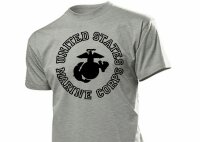United States Marine Corps T-Shirt Insignia US Army S-XXL Drill Instructor USMC